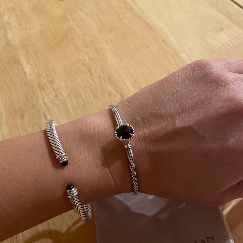David Yurman chatelaine black onyx bracelet
